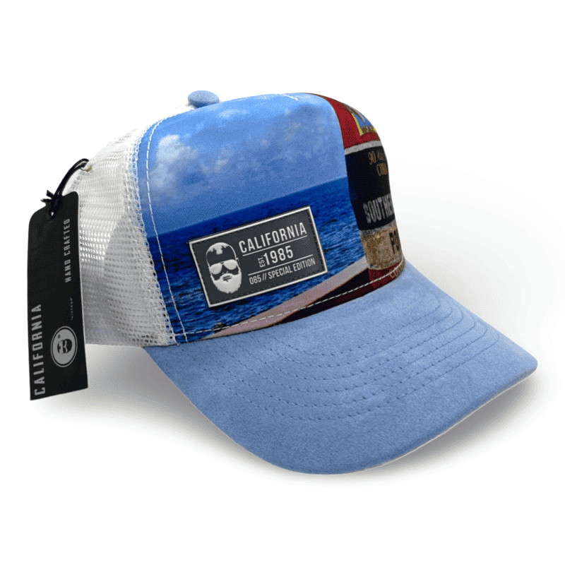 Gorra California Trucker Unisex / Celeste