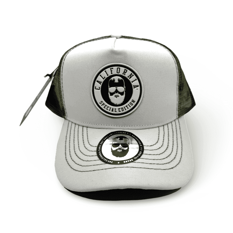 Gorra California Trucker Unisex / Gris camuflaje