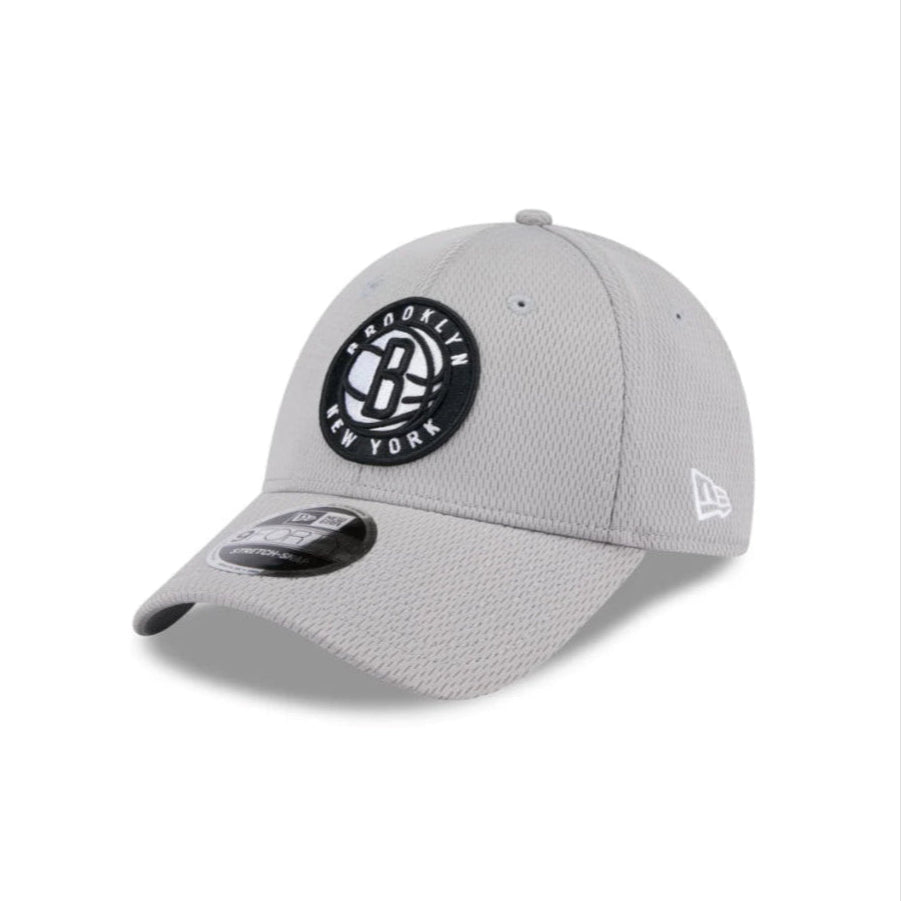 Brooklyn Nets Gray 9FORTY Stretch-Snap Hat