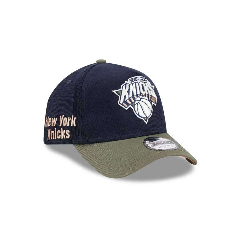 New York Knicks Navy 9FORTY A-Frame Snapback
