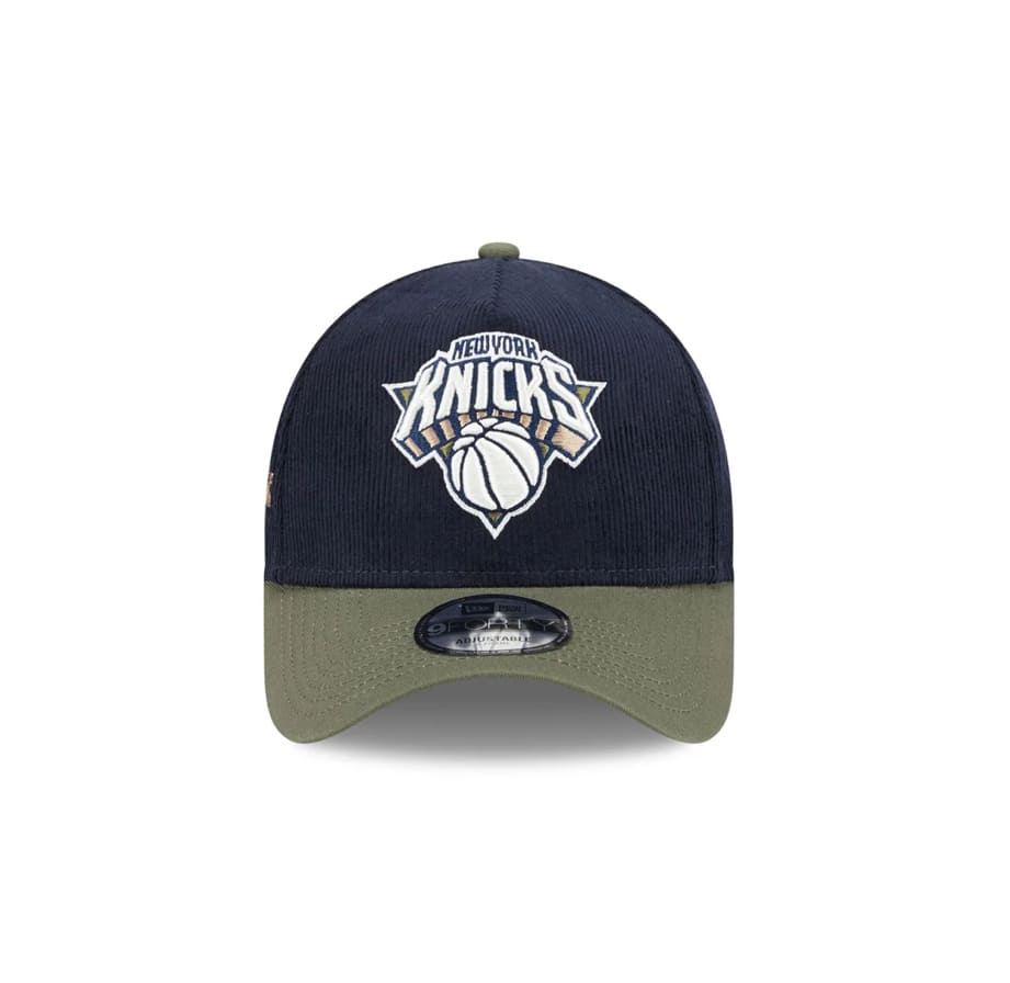 New York Knicks Navy 9FORTY A-Frame Snapback