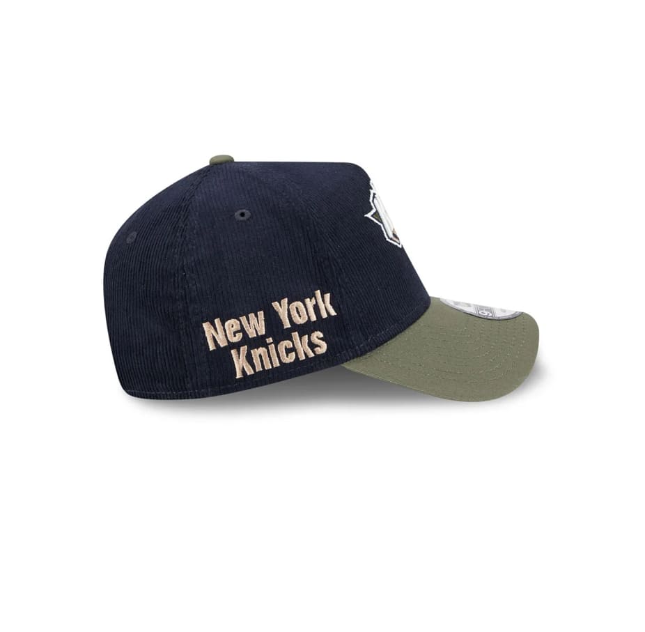 New York Knicks Navy 9FORTY A-Frame Snapback