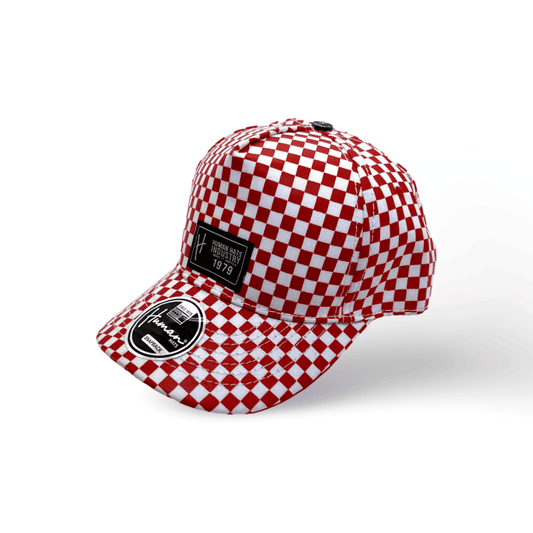 Gorra Human Unisex / Roja a cuadros