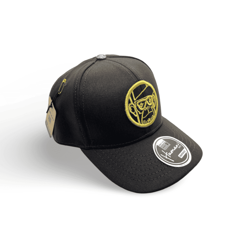 Gorra Human Unisex / Café con amarillo