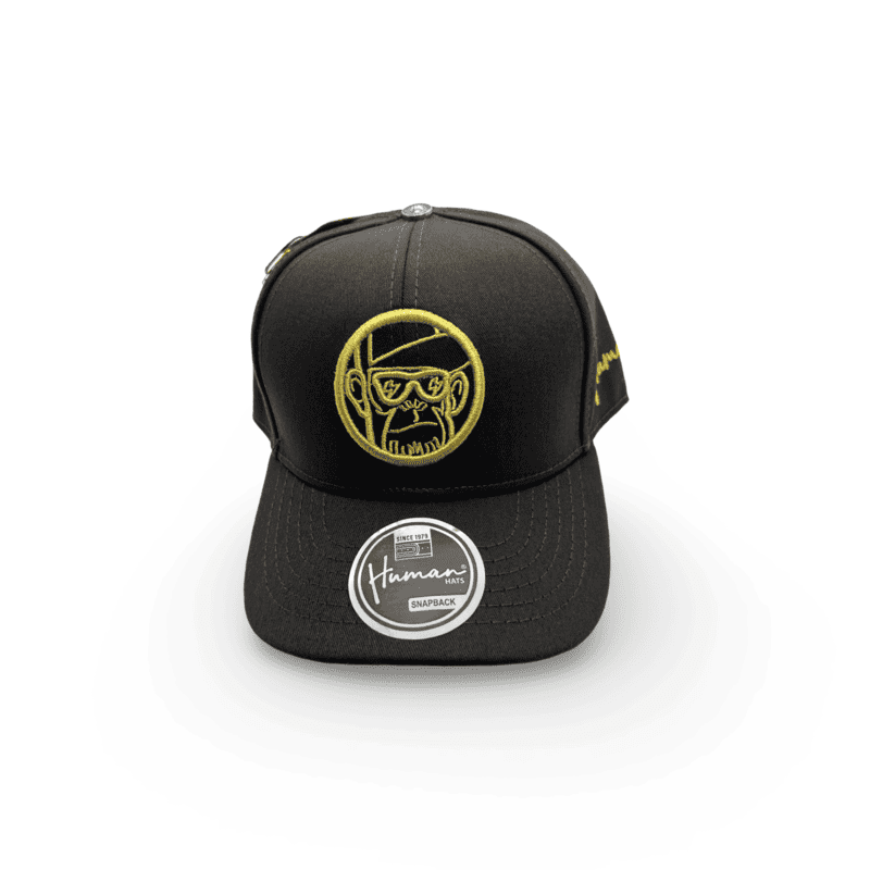 Gorra Human Unisex / Café con amarillo