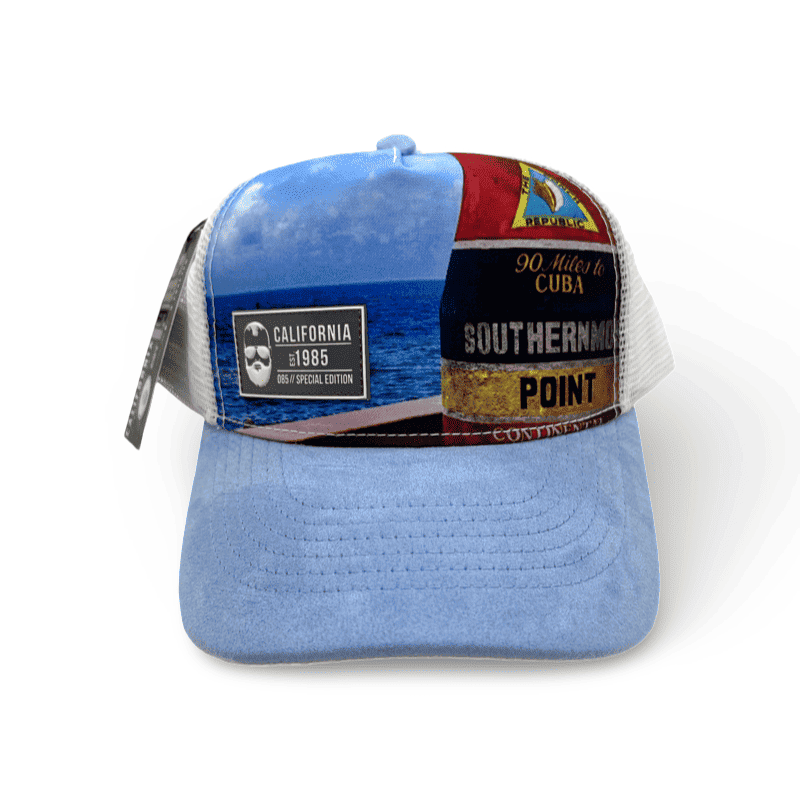 Gorra California Trucker Unisex / Celeste